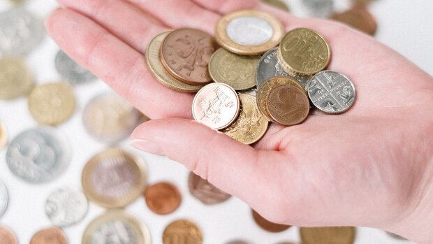 Hand voll Kleingeld